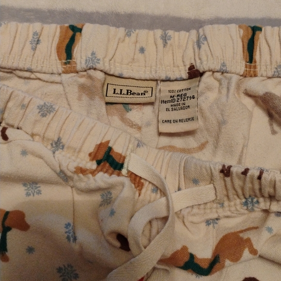 Women's LL Bean Flannel pajamas medium - Picture 5 of 8